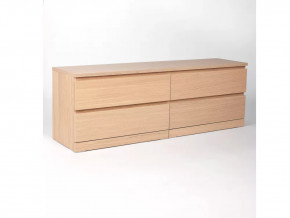 Комод 160х54х40 Варма 4Д шпон дуб беленый в Тюмени - mebel-tymen.ru | фото