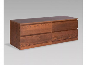 Комод 160x55x48 Варма Прайм 4Д шпон ясень коричневый в Тюмени - mebel-tymen.ru | фото