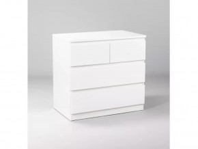 Комод 2+2 ящика 80х76 Мальта белая в Тюмени - mebel-tymen.ru | фото