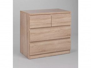 Комод 2+2 ящика 80х76 Мальта Дуб Сонома в Тюмени - mebel-tymen.ru | фото