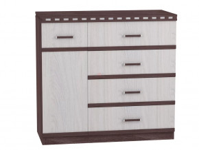 Комод №2 "Ольга 13" Анкор темный/Анкор светлый в Тюмени - mebel-tymen.ru | фото