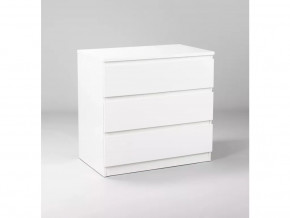 Комод 3 ящика 80х76 Мальта белая в Тюмени - mebel-tymen.ru | фото
