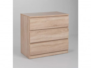 Комод 3 ящика 80х76 Мальта Дуб Сонома в Тюмени - mebel-tymen.ru | фото