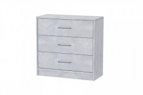 Комод 3 ящика Диал Цемент светлый в Тюмени - mebel-tymen.ru | фото