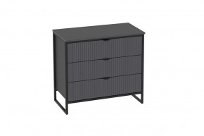 Комод 3 ящика Нора спальня, Графит в Тюмени - mebel-tymen.ru | фото