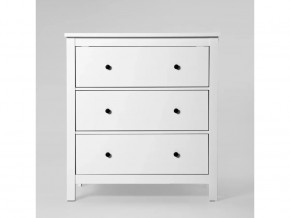 Комод 3 ящика Сага белый в Тюмени - mebel-tymen.ru | фото