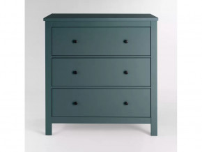 Комод 3 ящика Сага темно-бирюзовый в Тюмени - mebel-tymen.ru | фото
