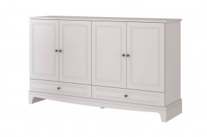 Комод 4 двери + 2 ящика Лорето Персидский жемчуг/Лак Льняной в Тюмени - mebel-tymen.ru | фото