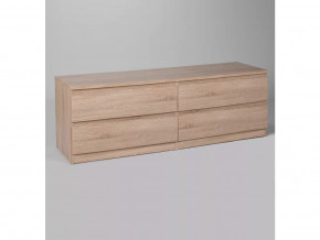 Комод 4 ящика 160х54 Мальта Дуб Сонома в Тюмени - mebel-tymen.ru | фото