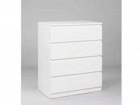 Комод 4 ящика 80х99 Мальта белая в Тюмени - mebel-tymen.ru | фото
