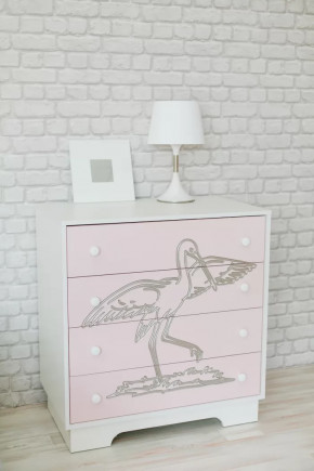 Комод 4 ящика Журавлик в Тюмени - mebel-tymen.ru | фото