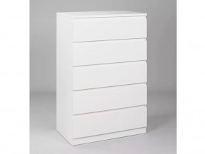 Комод 5 ящиков 80х121 Мальта белая в Тюмени - mebel-tymen.ru | фото