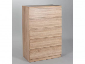Комод 5 ящиков 80х121 Мальта Дуб Сонома в Тюмени - mebel-tymen.ru | фото