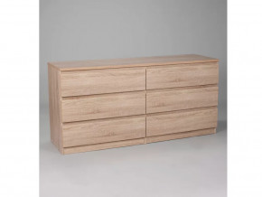 Комод 6 ящиков 160х76 Мальта Дуб Сонома в Тюмени - mebel-tymen.ru | фото