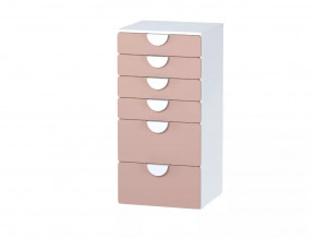 Комод 6 ящиков 60x57x120 ПИКСИ мечтательный пион в Тюмени - mebel-tymen.ru | фото