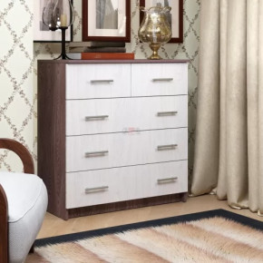 Комод 8 Венге/Дуб млечный в Тюмени - mebel-tymen.ru | фото