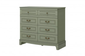 Комод 8 ящиков Лорето Лак Зелёный самшит в Тюмени - mebel-tymen.ru | фото