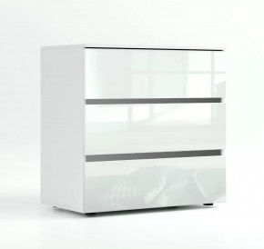 Комод 800 Милан Белый в Тюмени - mebel-tymen.ru | фото