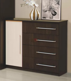 Комод 9 Венге/Дуб млечный в Тюмени - mebel-tymen.ru | фото