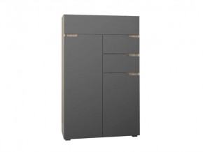 Комод Анталия Сонома-Графит софт в Тюмени - mebel-tymen.ru | фото