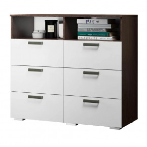 Комод Азаро венге/белый глянец в Тюмени - mebel-tymen.ru | фото