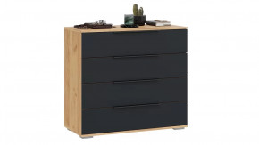 Комод «Джоли» Дуб Крафт золотой, Графит матовый в Тюмени - mebel-tymen.ru | фото