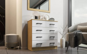 Комод К800-3/2 Дуб вотан/Белый в Тюмени - mebel-tymen.ru | фото