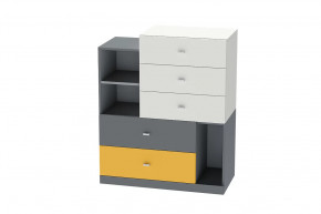 Комод Клео К-1, графит, миндаль, солнечный Диал в Тюмени - mebel-tymen.ru | фото