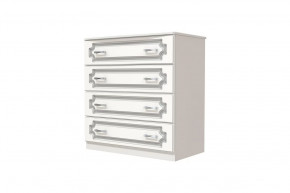 Комод "Лакированный белый жемчуг" 4 ящика в Тюмени - mebel-tymen.ru | фото