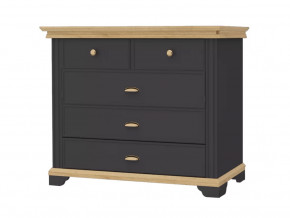 Комод Лиана-1 Дуб Крафт Золотой/Графит в Тюмени - mebel-tymen.ru | фото