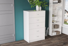 Комод Лофт 5 ящиков Цемент светлый (МФ ВНК Пенза) в Тюмени - mebel-tymen.ru | фото