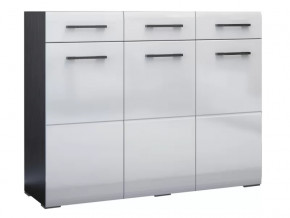 Комод Ненси Венге-Белый глянец в Тюмени - mebel-tymen.ru | фото