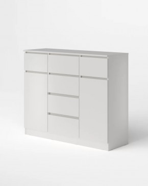 Комод Охта Лайт 1200.4/2 Белый гладкий в Тюмени - mebel-tymen.ru | фото