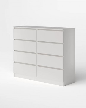 Комод Охта Лайт 1200.8/2 Белый гладкий в Тюмени - mebel-tymen.ru | фото