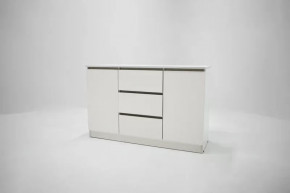 Комод Охта МК 1200.3 Белый гладкий в Тюмени - mebel-tymen.ru | фото