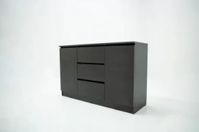 Комод Охта МК 1200.3 Графит в Тюмени - mebel-tymen.ru | фото