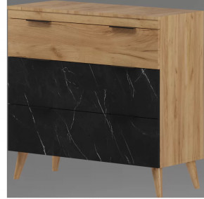 Комод "Ольга 4" Дуб золотистый/ Креатель в Тюмени - mebel-tymen.ru | фото