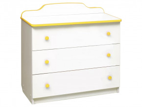 Комод с 3-мя ящиками Радуга желтый в Тюмени - mebel-tymen.ru | фото