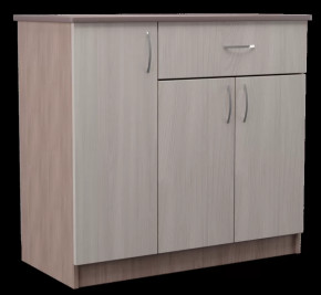 Комод трехстворчатый с одним ящиком София в цвете Шимо темный/светлый в Тюмени - mebel-tymen.ru | фото