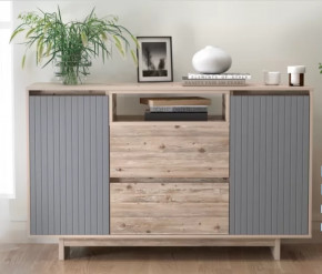 Комодино MODERNO-1400 Сосна северная/камень темн./Гиннес Фрезеровка Ф5 в Тюмени - mebel-tymen.ru | фото