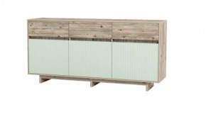 Комодино MODERNO-1800 В-2 Ф5 Сосна Северная/Меренга/Камень темный в Тюмени - mebel-tymen.ru | фото