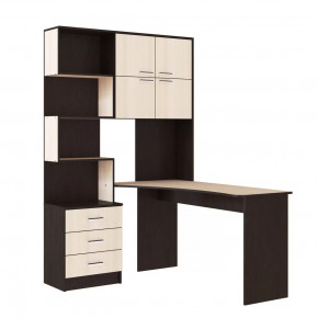 Компьютерный стол №1 Правый Венге/Белфорд в Тюмени - mebel-tymen.ru | фото