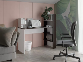 Компьютерный стол №3 Венге/Белый в Тюмени - mebel-tymen.ru | фото