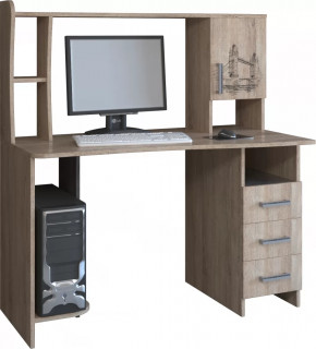 Компьютерный стол КЛ №6.4 Дуб баррик в Тюмени - mebel-tymen.ru | фото