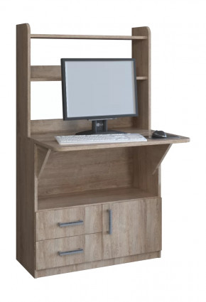 Компьютерный стол СП-1 Дуб баррик в Тюмени - mebel-tymen.ru | фото