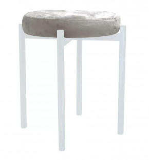 Комплект 2 шт. Табурет DikLine, M02 бежевый, ножки белые в Тюмени - mebel-tymen.ru | фото