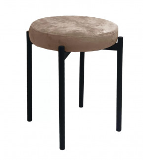 Комплект 2 шт. Табурет DikLine, M05 шоколад, ножки черные в Тюмени - mebel-tymen.ru | фото