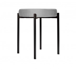 Комплект 4 шт. Табурет DikLine, B22 GREY, ножки черные в Тюмени - mebel-tymen.ru | фото