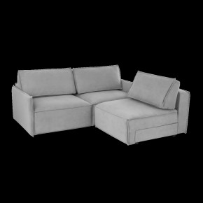 Комплект мягкой мебели 9999+9998 (диван+модуль) Vita 016 Серый в Тюмени - mebel-tymen.ru | фото