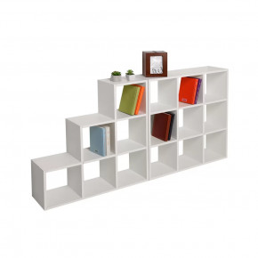 Комплект полок-стеллажей ПД-1 и ПД-8 Белый Мира в Тюмени - mebel-tymen.ru | фото